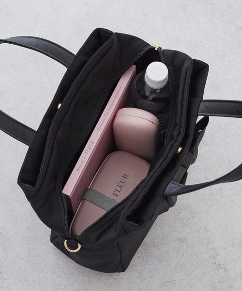 Maison de FLEUR（メゾンドフルール） トートバッグ グログランリボン3