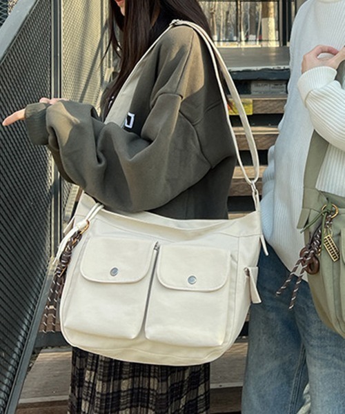 shameless ショルダーバッグ バッグ 「大容量」マルチポケット