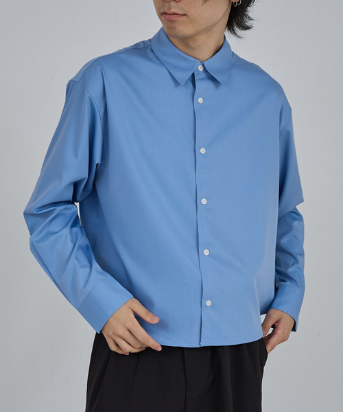 AH ABAHOUSE シャツ LONG SLEEVE CROPPED SHIRT / ロングスリーブ