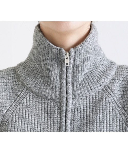 nagonstans ハイネックベスト　グレー 新品】nagonstans ハイネックベストグレー