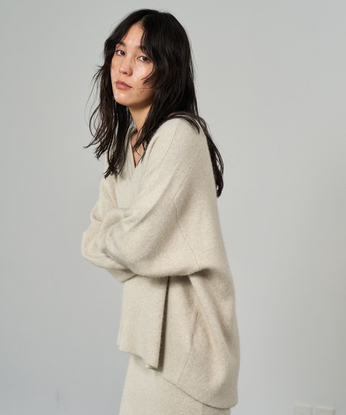 リネーレリバーニットプルオーバー　カオス　新作 Chaos(カオス)｜リネーレリバーニットプルオーバー/モカグレー の通販