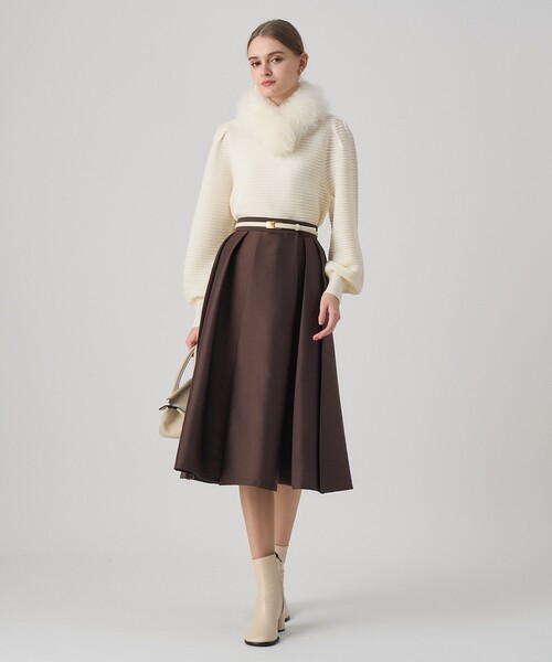 ANAYI（アナイ） ニット セーター リップルタックパフ プルオーバー