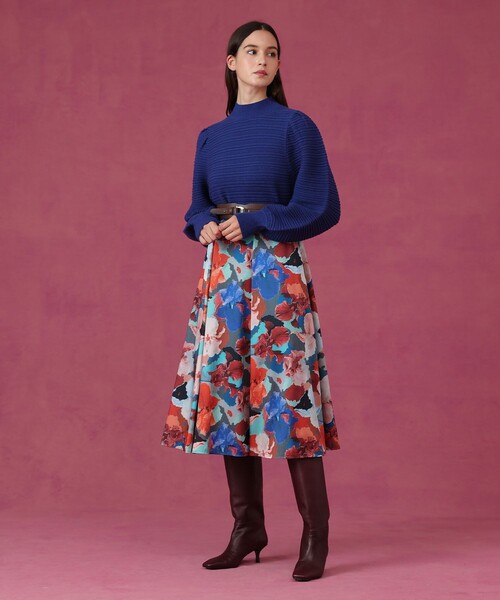 ANAYI（アナイ） ニット セーター リップルタックパフ プルオーバー