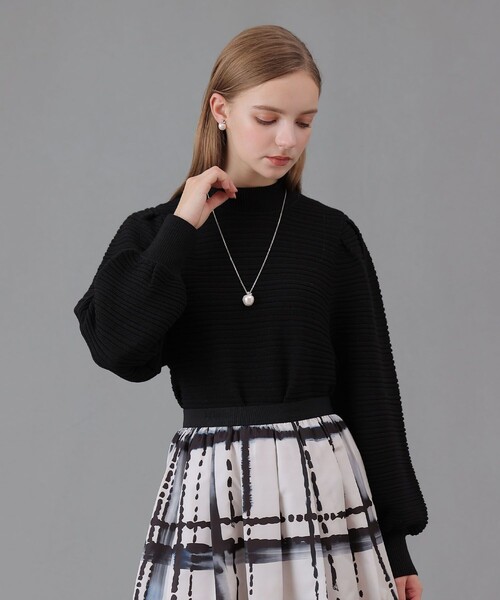 ANAYI（アナイ） ニット セーター リップルタックパフ プルオーバー