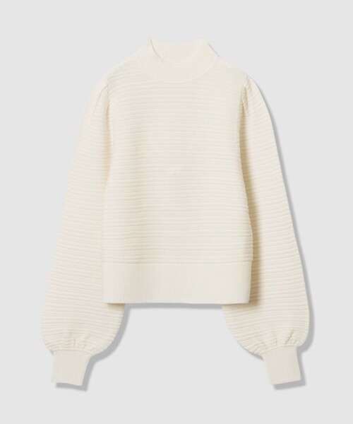 ANAYI（アナイ） ニット セーター リップルタックパフ プルオーバー