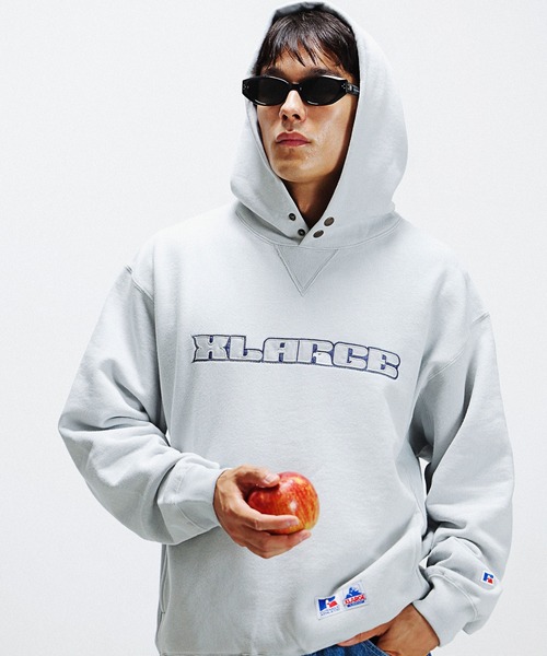 格安　RUSSELL ATHLETIC PRO グレー パーカー xlarge Russell Athletic（ラッセル アスレティック） パーカー XLARGE