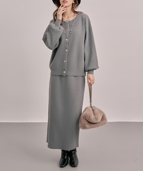 H4606◾️ヴァレンティノローマ　カシミア100％　スカートセットアップ H4606◾️ヴァレンティノローマ カシミア100％ スカートセットアップ