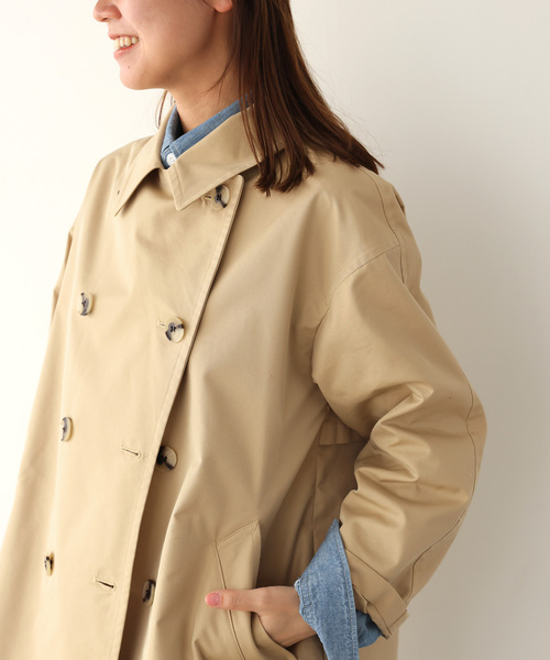 「JOURNAL STANDARD relume」 トレンチコート 38 アイボリー レディース_画像2