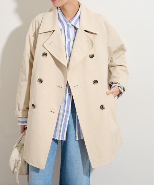 「JOURNAL STANDARD relume」 トレンチコート 38 アイボリー レディース_画像6