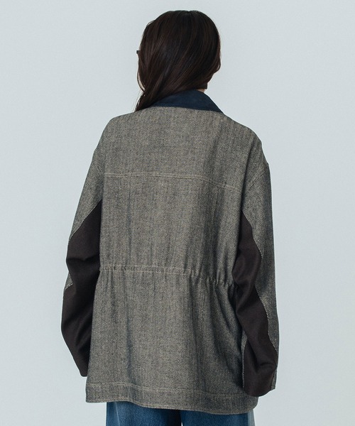 ROSE BUD（ローズバッド） コート アウター HERRINGBONE HUNTING