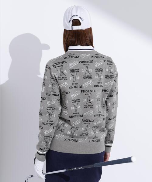 PING（ピン） ニット セーター 「PING APPAREL」ジャガード総柄クルー