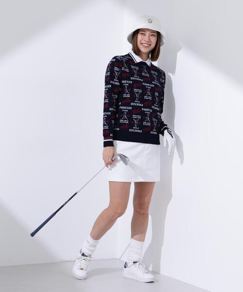 PING（ピン） ニット セーター 「PING APPAREL」ジャガード総柄クルー