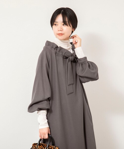 ノーリーズ（NOLLEY’S）/ウォッシャブル2WAYリボンギャザーワンピース NOLLEY'S（ノーリーズ） ワンピース ウォッシャブル2WAYリボンギャザー