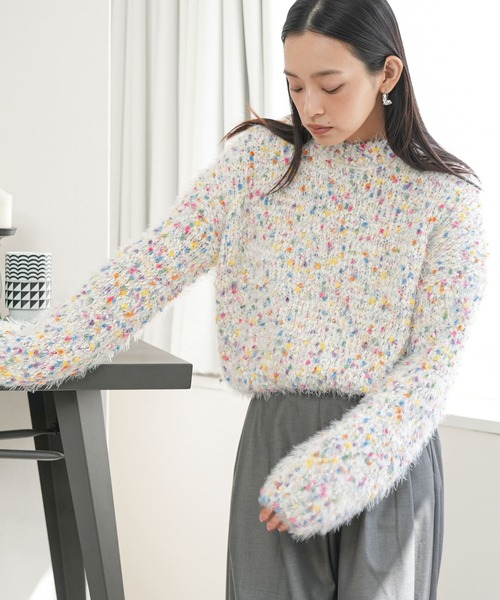 mili an deni（ミリアンデニ） タートルネック ニット セーター