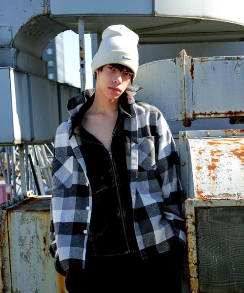 BEAVER（ビーバー） シャツ B omnivore/ビーオムニボー BLOCK CHECK