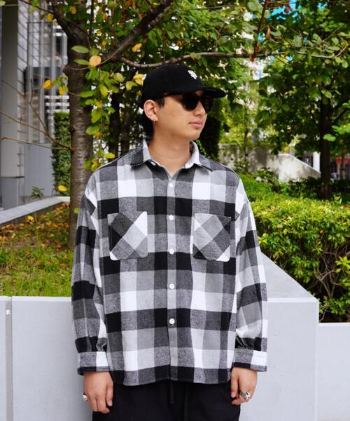 BEAVER（ビーバー） シャツ B omnivore/ビーオムニボー BLOCK CHECK