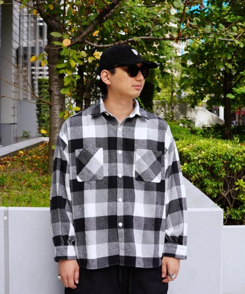 BEAVER（ビーバー） シャツ B omnivore/ビーオムニボー BLOCK CHECK