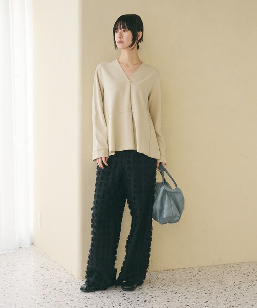 BEAUTY＆YOUTH UNITED ARROWS ハンドバッグ レザーライク コンビ 