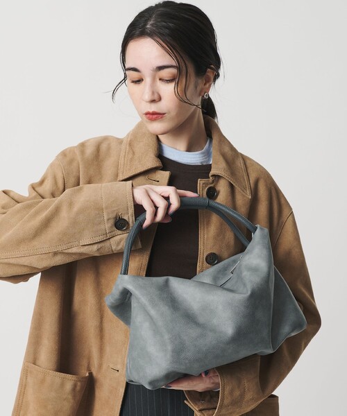 BEAUTY＆YOUTH UNITED ARROWS ハンドバッグ レザーライク コンビ 