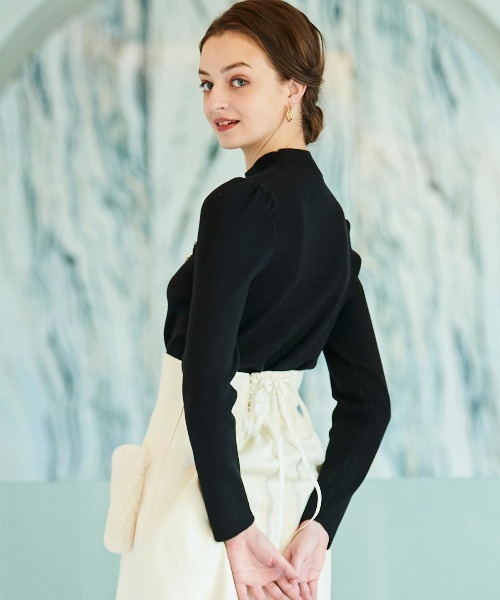 「AND COUTURE」 長袖ニット MEDIUM ブラック レディース_画像3