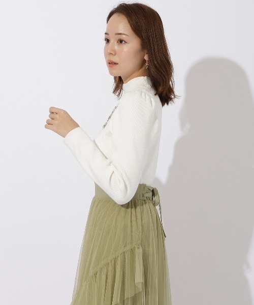 「AND COUTURE」 長袖ニット MEDIUM ブラック レディース_画像6