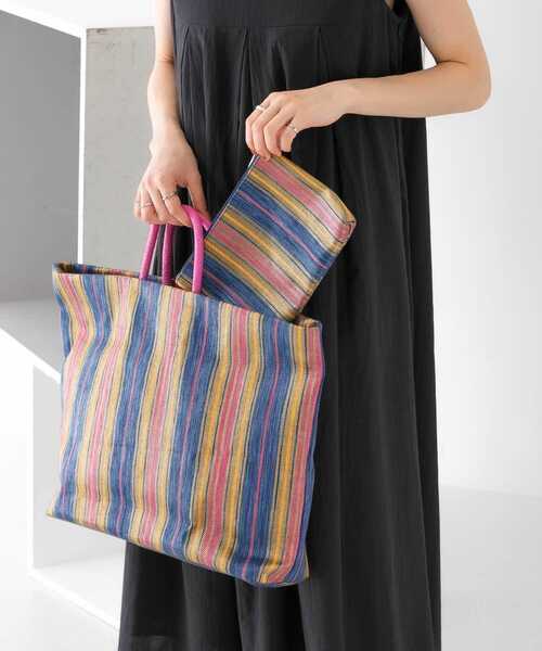 「KBF」 ハンドバッグ ONE ブルー系その他 レディース_画像7