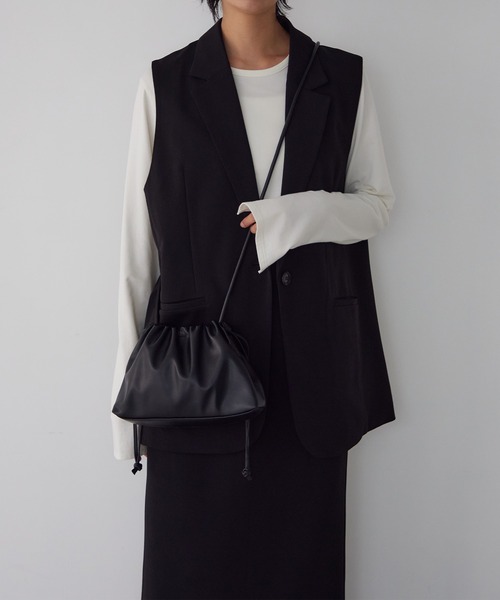 「for/c」 ショルダーバッグ フリー ブラック レディース_画像5