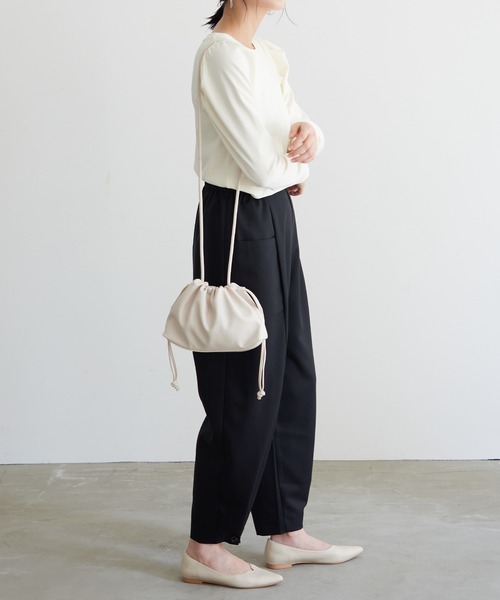 「for/c」 ショルダーバッグ フリー ブラック レディース_画像8