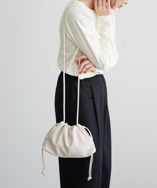 「for/c」 ショルダーバッグ フリー ブラック レディース_画像9