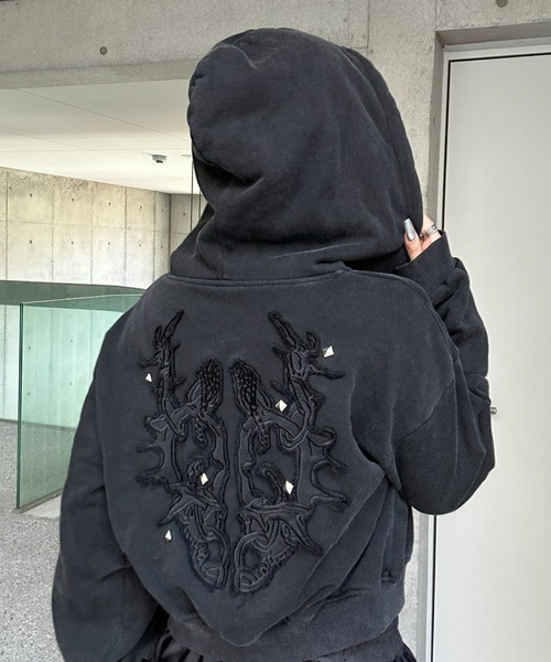 kouga パーカー 禊2024オガタザウルスパーカー | M.O.bay MEGUMI OGATA & em:óu