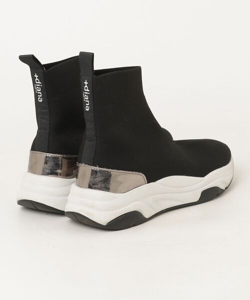 diana（プラスダイアナ） ショートブーツ 23 ブラック レディース