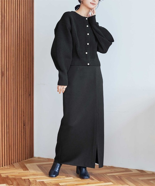 「titivate」 コンビワンピース M ライトベージュ レディース_画像8