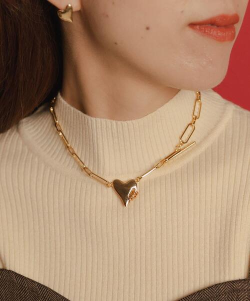 ネックレス LAPUIS　Coil Heart　チョーカー レディース