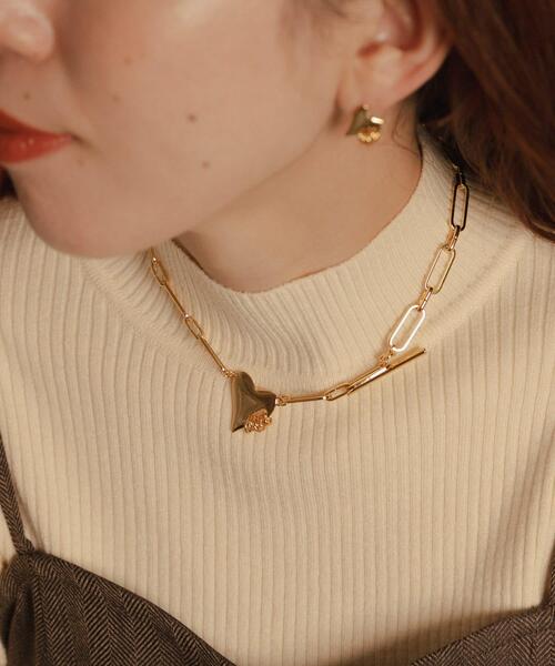 ネックレス LAPUIS　Coil Heart　チョーカー レディース