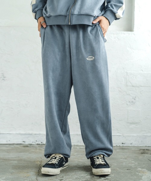 En serio TOKYO スウェットパンツ ジャージ 「SIDEWAYSTANCE」スエード