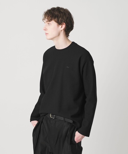 tシャツ 「LACOSTE for BEAUTY＆YOUTH」ワントーン ロング スリーブ カットソー メンズの画像