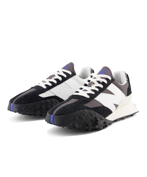 「New Balance」 ローカットスニーカー 24.5cm ブラック メンズ_画像2