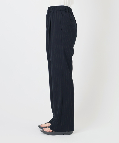 FRAMeWORKフレームワークのウールイージーパンツネイビーサイズ40