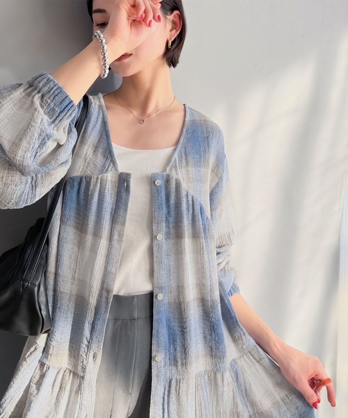 ブラウス シャツ 「Classical Evon」華やかさと体型カバーを両立する