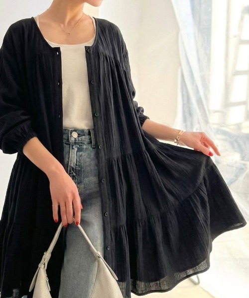 ブラウス シャツ 「Classical Evon」華やかさと体型カバーを両立する