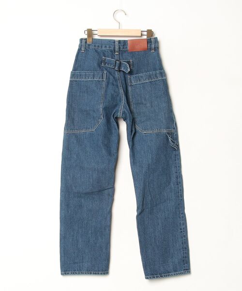 「STUDIO NICHOLSON」 デニムパンツ 00 ブルー メンズ_画像2