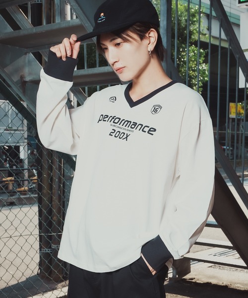 improves（インプローブス） tシャツ ゲームシャツ Vネック ロング