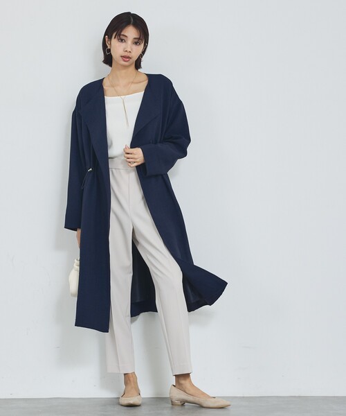 abahouse mavie❣️2025年春物❣️定価13200円 abahouse mavie（アバハウスマヴィ） ノーカラーコート コート 入園式