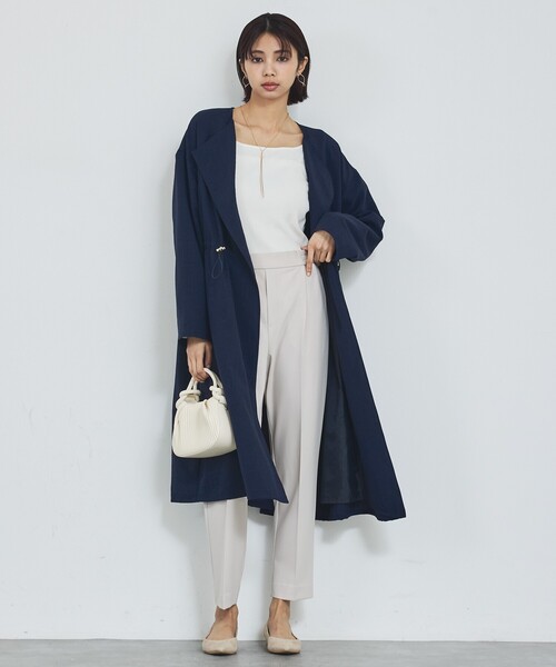 abahouse mavie❣️2025年春物❣️定価13200円 abahouse mavie（アバハウスマヴィ） ノーカラーコート コート 入園式