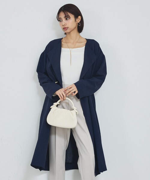 abahouse mavie❣️2025年春物❣️定価13200円 abahouse mavie（アバハウスマヴィ） ノーカラーコート コート 入園式
