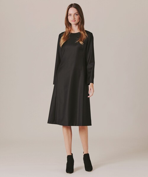 「MACKINTOSH LONDON」 長袖ワンピース 40 ブラック レディースの画像