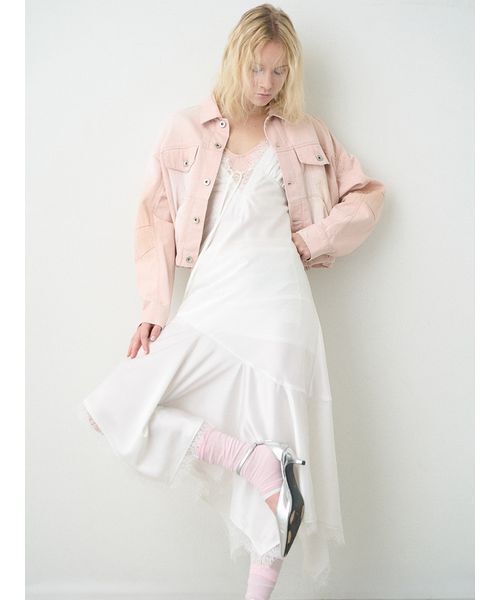 SORIN（ソリン） ワンピース Satin Asymmetry Slip Dress/サテン
