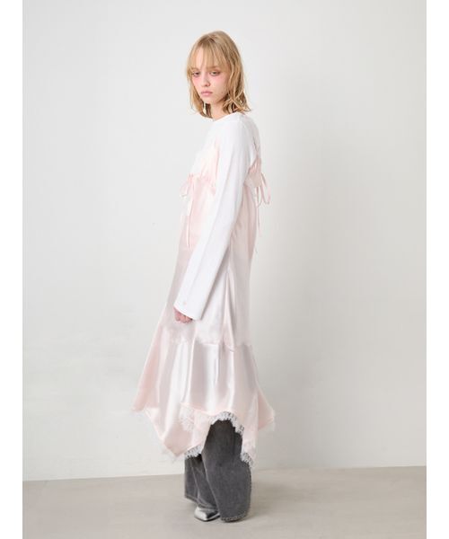 SORIN（ソリン） ワンピース Satin Asymmetry Slip Dress/サテン