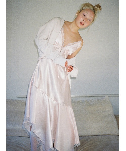 SORIN（ソリン） ワンピース Satin Asymmetry Slip Dress/サテン