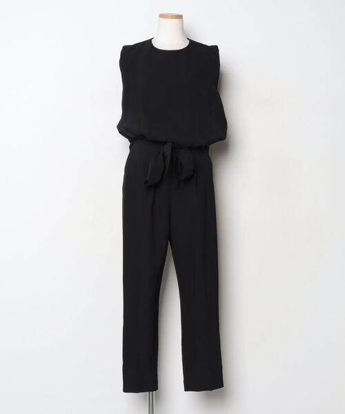 「Flolia」 ノーカラージャケット S ブラック レディース_画像3